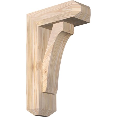 Legacy Craftsman Smooth Bracket W/ Offset Brace, Douglas Fir, 5 1/2W X 14D X 22H